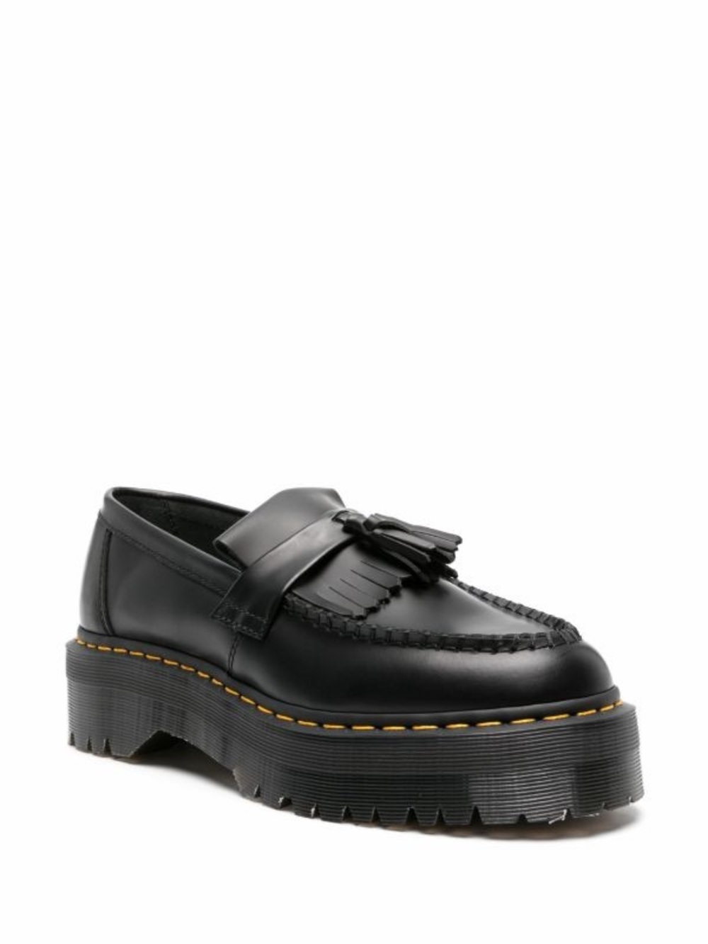 Dr. Martens Black Tassel Kiltie Platform Loafers Adrian Airwalks